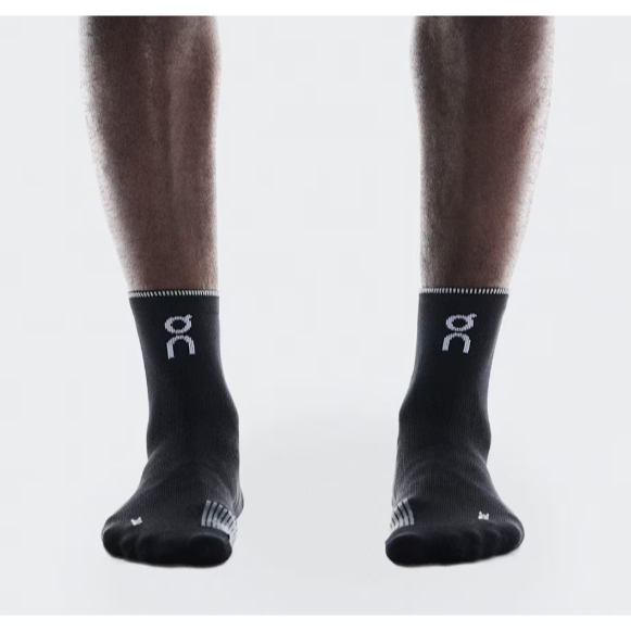 Performance Run Sock Mid Black (M) ถุงเท้า Conceptone