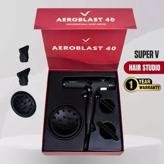 [NEW] ส่งไว ⏰ ไดร์เป่าผมรุ่นใหม่ ซุปเปอร์วี Super V AEROBLAST 40 มอเตอร์ BLDC 40 MM. พลังระดับซาลอน (2200-2400 วัตต์)