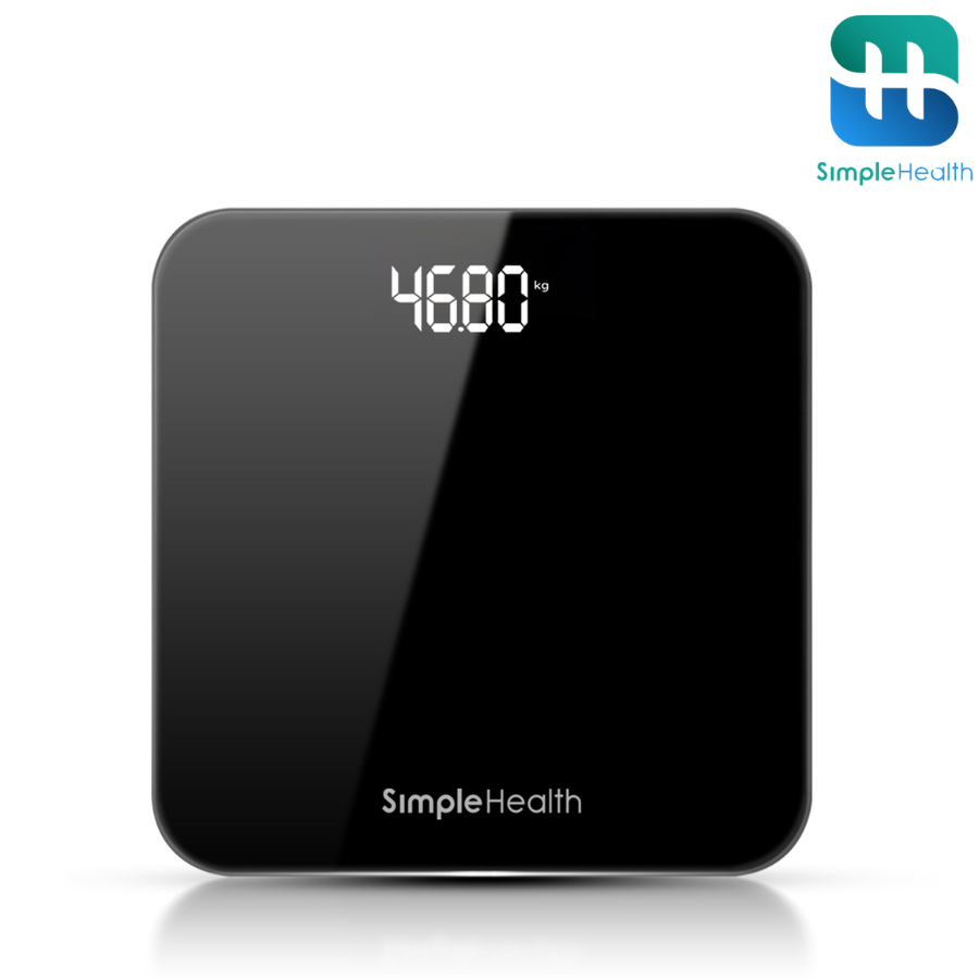 Simple health TH เครื่องชั่งน้ำหนัก เครื่องชั่งสุขภาพ Digital Weight Scale กระจกนิรภัย รับประกัน 1 ปี
