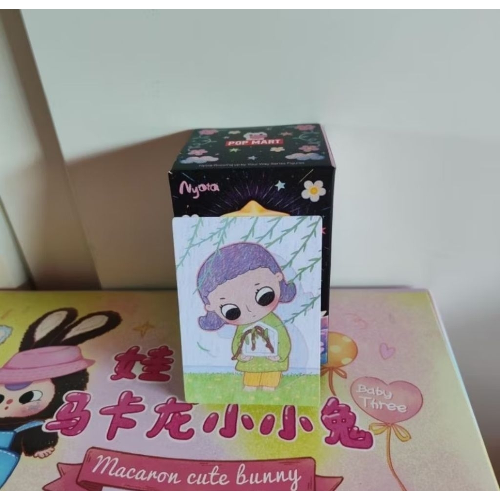 (โค้ด Live 40-50% เหลือ 150) เช็คการ์ด/ไม่แกะซอง Nyota Growing Up By Your Way ของแท้จาก Popmart Thai