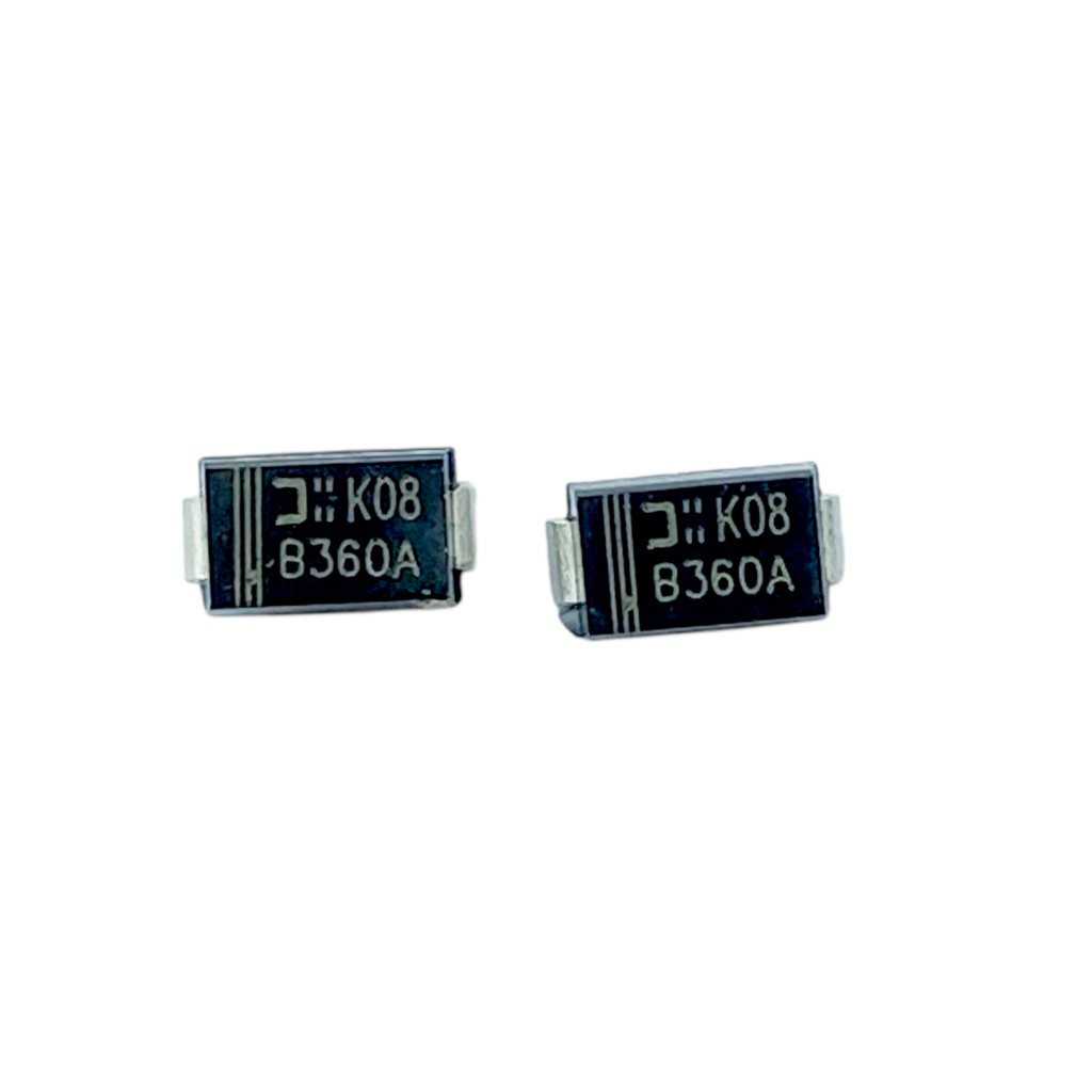 Diode B360A (ราคาต่อ 5 ชิ้น) Schottky Diode 3A 60V SMD 2.5x10mm มีสินค้าพร้อมส่งในไทย