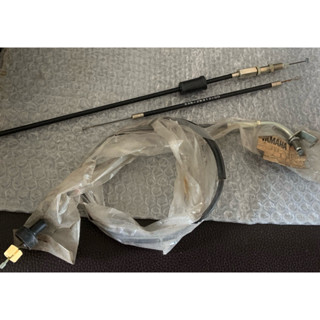 Yamaha RX100 RX125 ชุดสายเร่ง บน/ล่าง สายปั๊ม แท้ใหม่