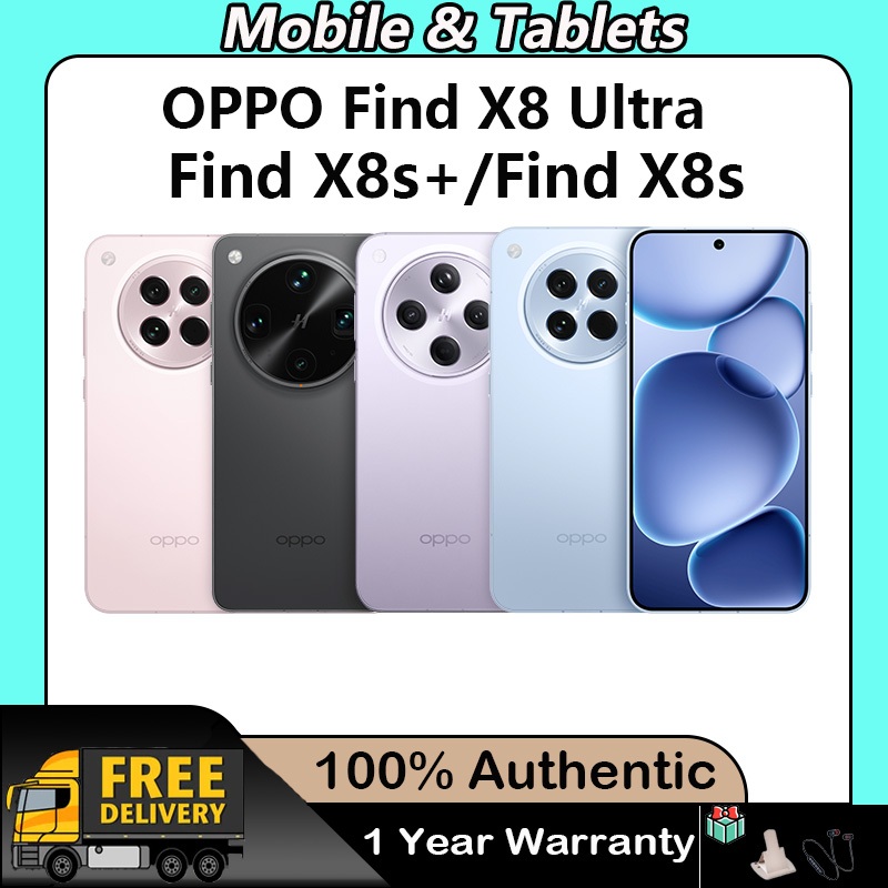 OPPO Find X8 Ultra Snapdragon 8 Elite OPPO Find X8s+ OPPO Find X8s Mediatek Dimensity 9400+