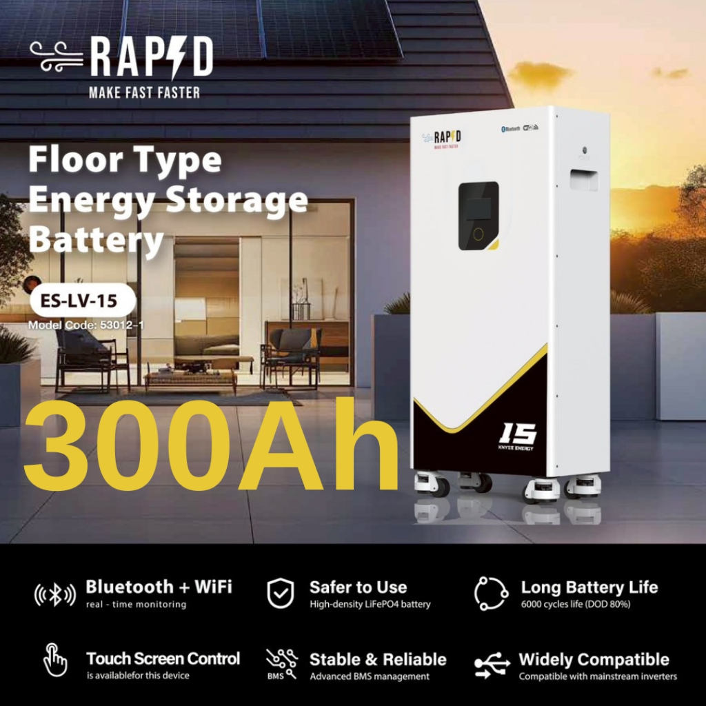RAPD Li - BATTERY FLOOR TYPE 300Ah - 51.2V (NEW) ส่งฟรี