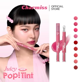 [ลิปทินท์หัวเหล็ก] CHARMISS JUICY POP TINT ยิ่งเม้ม ยิ่งPOP! สัมผัสเย็น ให้ริมฝีปากฉ่ำวาว