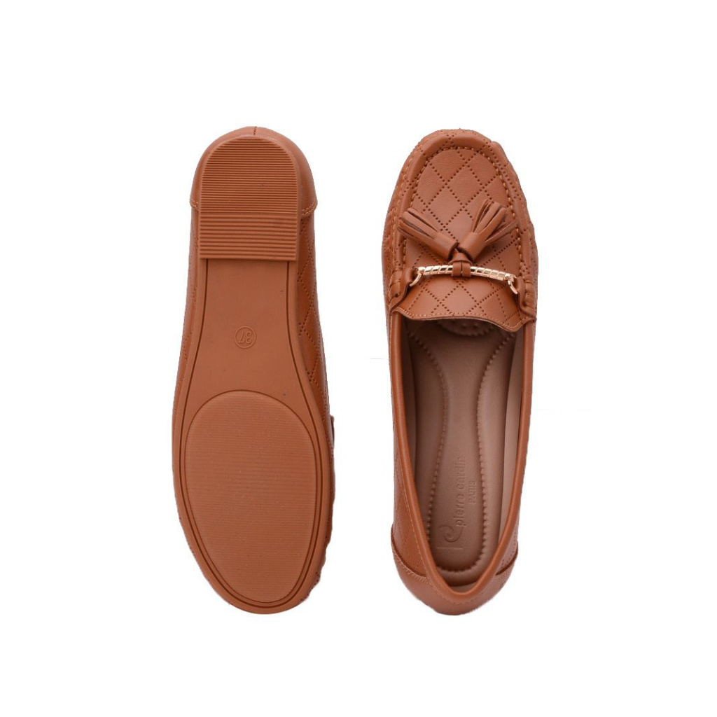 รองเท้าบัลเล่ต์ผู้หญิง Pierre Cardin ส้นสูง 4 ซม. ลายหัวเข็มขัดแฟชั่น เบาและไม่ทำให้เจ็บเท้า รุ่น 255 ราคา ถูกที่สุด ดีลบีเคเค แกลเลอรีภาพที่ 8