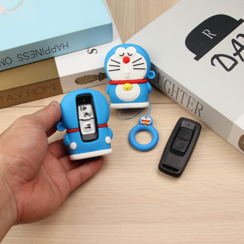 Doraemon เคสกุญแจรีโมทรถจักรยานยนต์ สําหรับ  honda PCX Click ADV Lead Scoopy Forza Giorno sh125 key case เคสรีโมท ราคา ถูกที่สุด ดีลบีเคเค แกลเลอรีภาพที่ 2