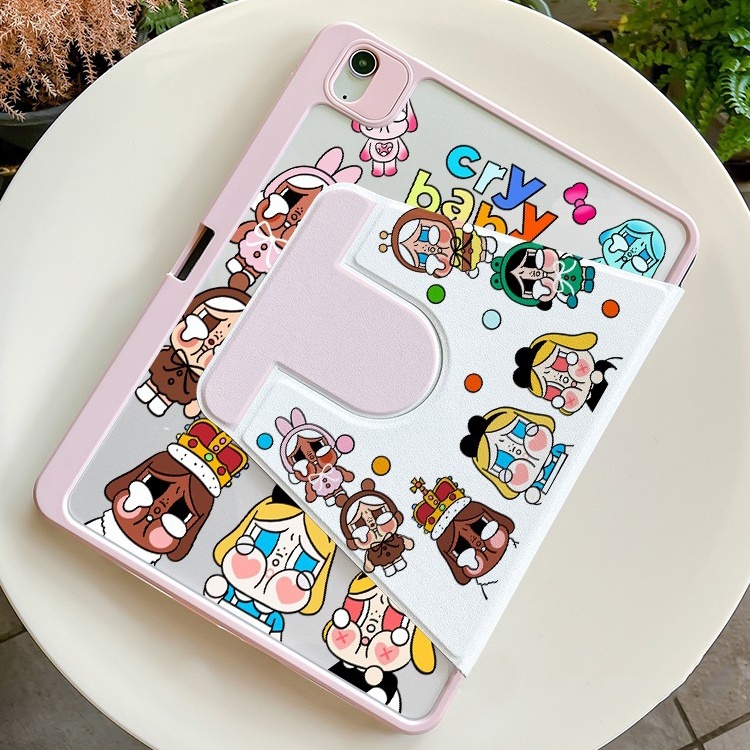 จัดส่งทันทีเคสไอแพด การหมุน360องศา crybaby Gen12/11 Pro13 รูปที่ 8
