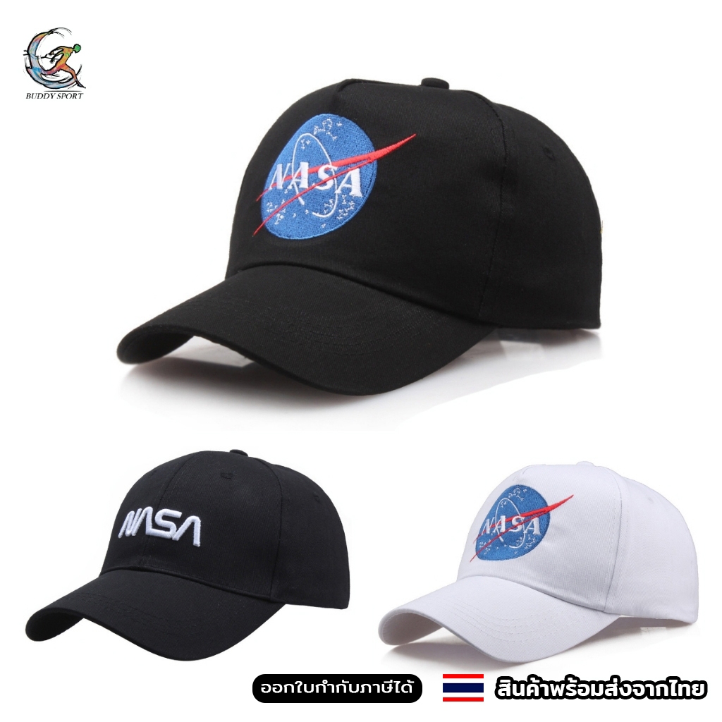 หมวกเบสบอลปีกโค้ง ปักลาย NASA ใส่เที่ยว เท่ห์ไม่เหมือนใคร 05C17
