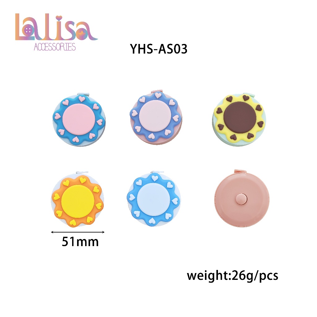 ตลับสายวัดตัวพระอาทิตย์หัาใจสุดตะมุตะมิคิคุอาโนเนะ tape measure YHS-AS03