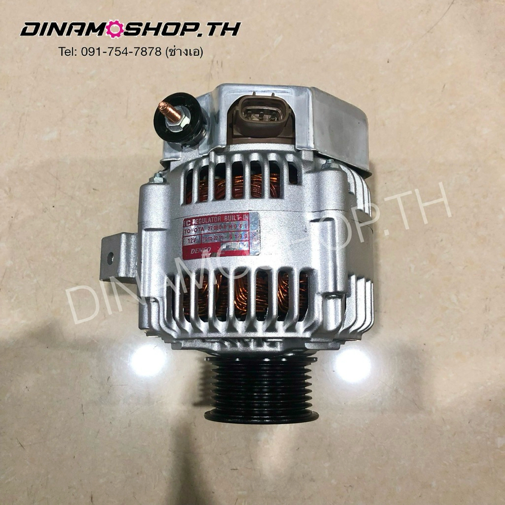 [DNM228] ไดชาร์จCAMRY ACV30 2.0,2.4ปี2003-2006  ไดชาร์จแท้TOYOTA DENSO รีบิ้วใหม่(รับประกัน6เดือน)