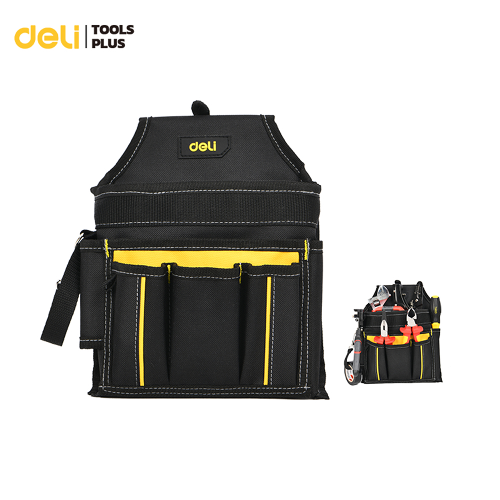 Deli กระเป๋าเครื่องมือช่างคาดเอว กระเป๋าช่าง ผ้าออกฟอร์ดหนา 5 / 6 / 14 ช่อง จุของเยอะ Tool Pouch
