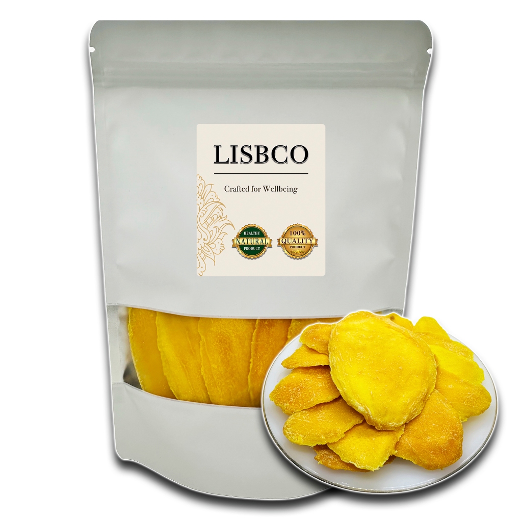 มะม่วงอบแห้ง 500 กรัม Dried Mango 500 g Grade AA เนื้อนุ่ม เกรด AA มะม่วงสุกอบแห้ง เปรี้ยวหวาน อร่อย