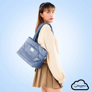 [ส่งด่วนฟรี] Louis Montini (Fluffy) กระเป๋าสะพายข้าง shopping bag กระเป๋าฟองน้ำ FFB04