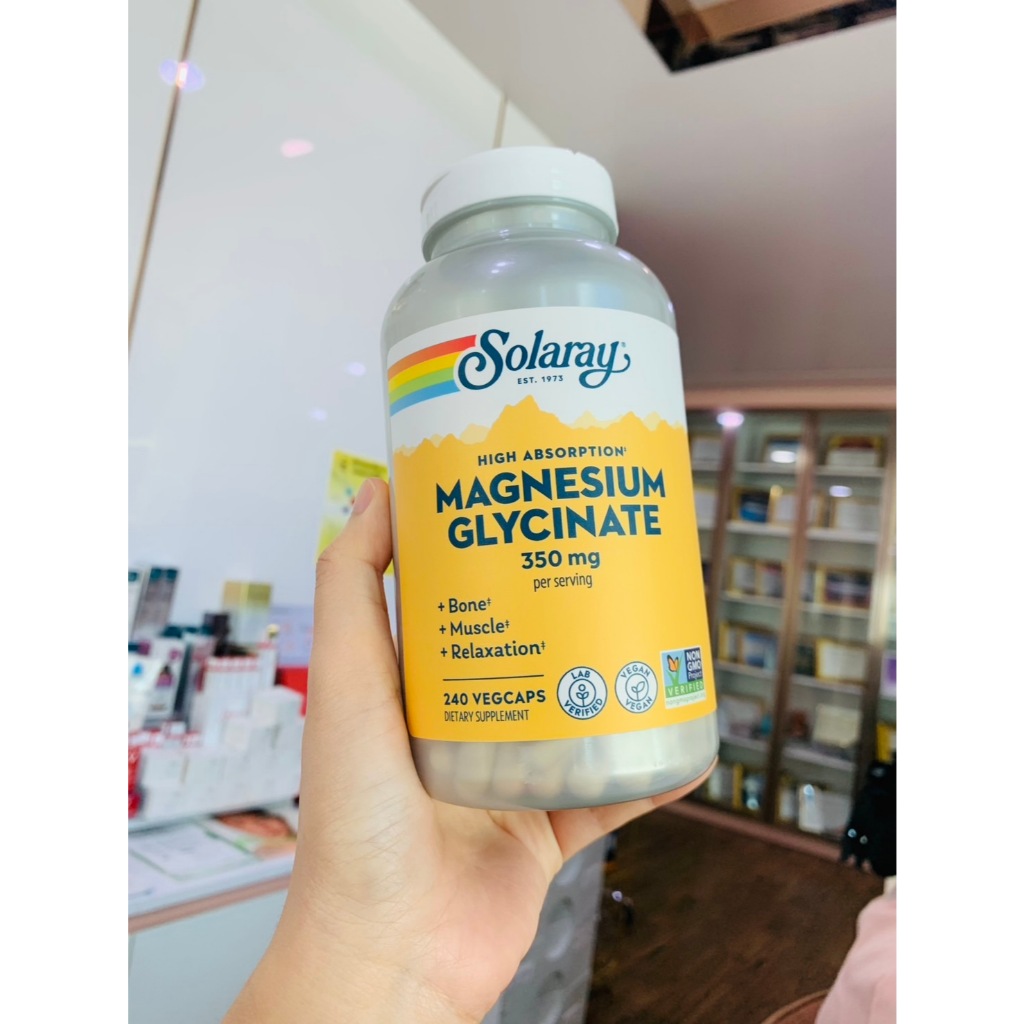 Magnesium Glycinate 350mg. Solaray
