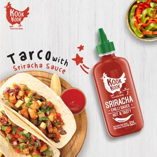 ซอสพริกศรีราชา ตรากุ๊กกุ๊ก ขนาด 525 กรัม KOOK KOOK Sriracha chili sauce 525 g.