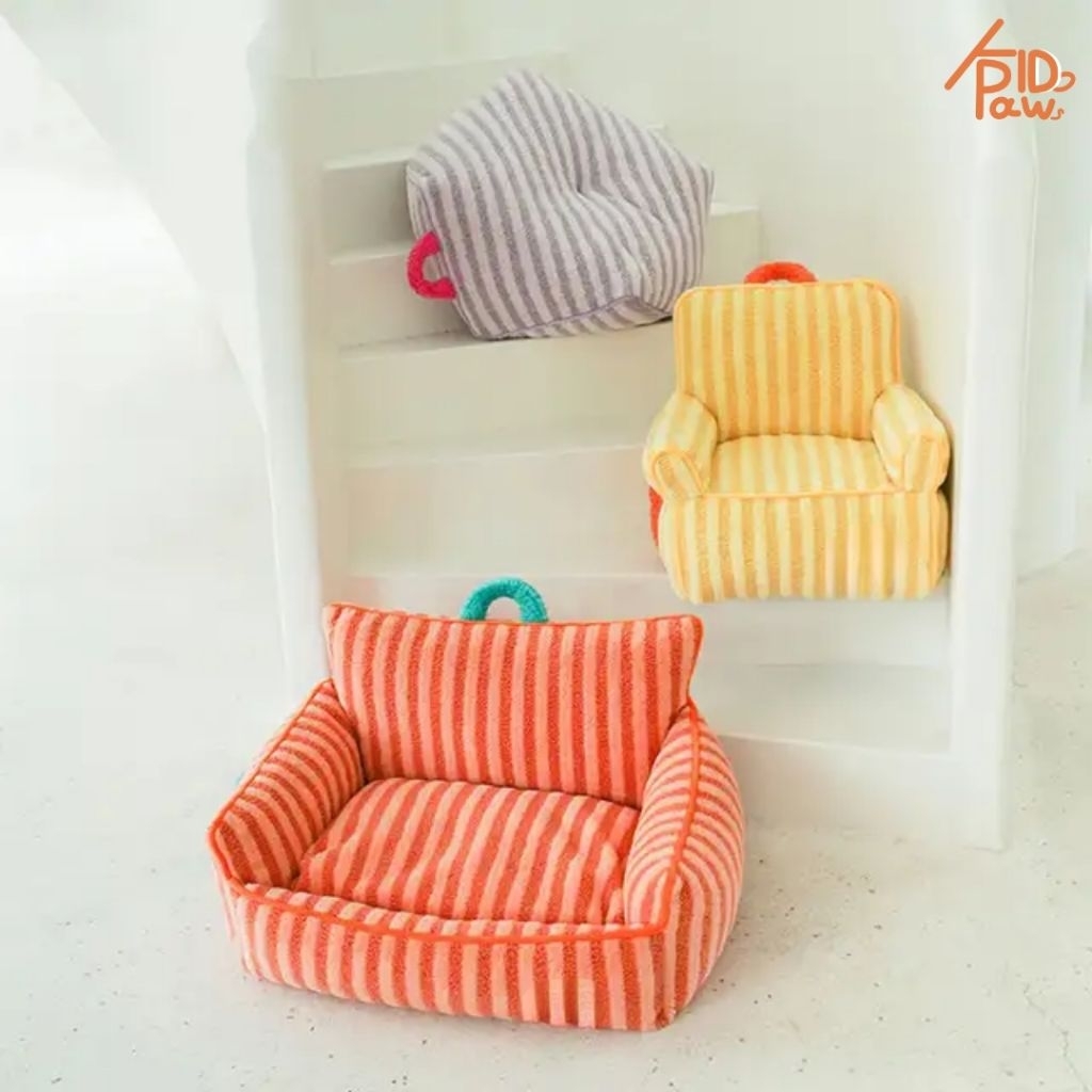 #พร้อมส่ง โซฟาสำหรับสัตว์เลี้ยง สำหรับแมวและสุนัขขนาดเล็ก นุ่มฟู หลับ สบาย
