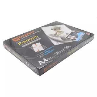 พลาสติกเคลือบบัตร แผ่นเคลือบบัตร “Elephant” รุ่น Sure (125 ไมครอน)(A4)(กล่อง/100 แผ่น)