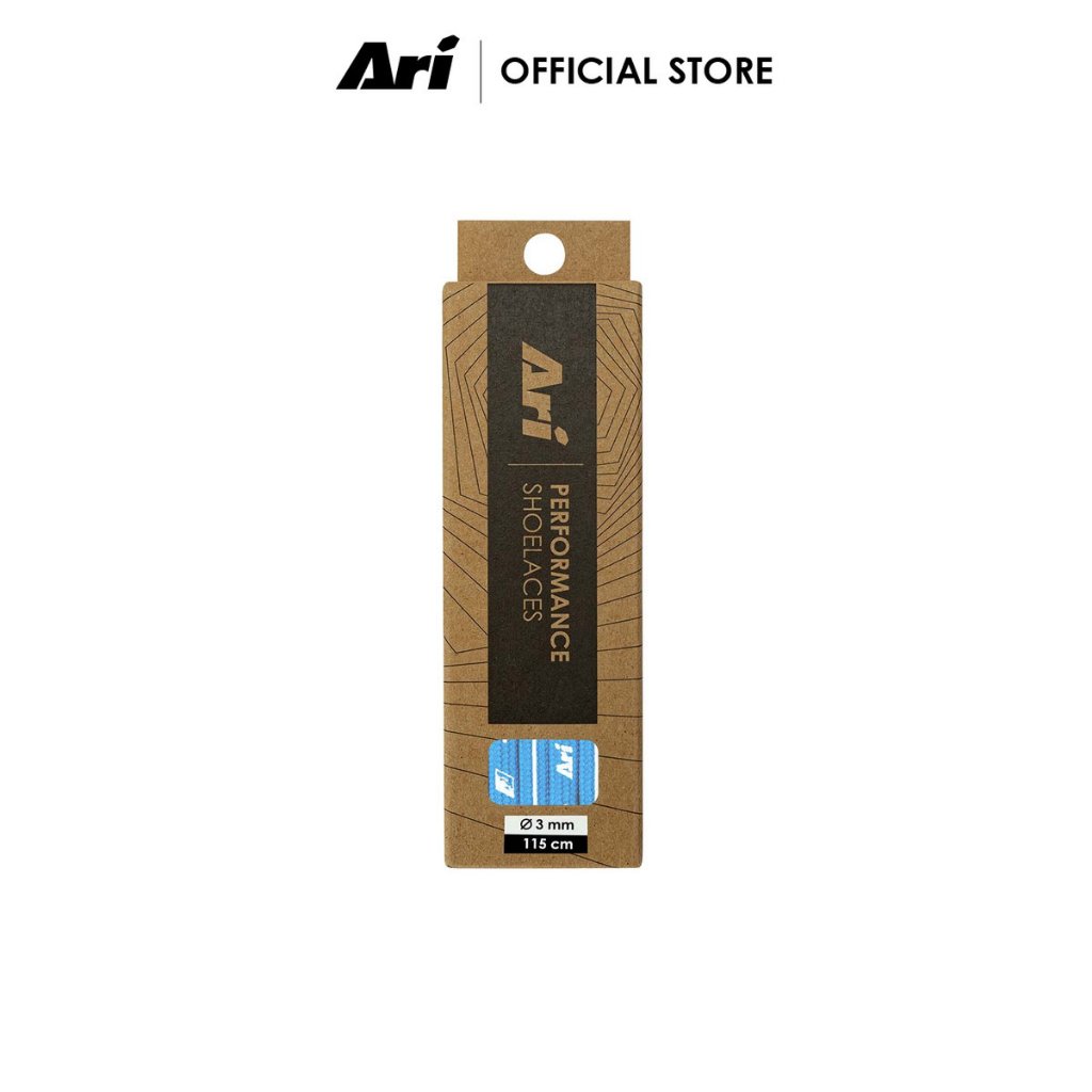 ARI COLORFUL SHOELACES - LIGHT BLUE เชือกรองเท้า อาริ COLORFUL สีฟ้า - รูปที่ 2