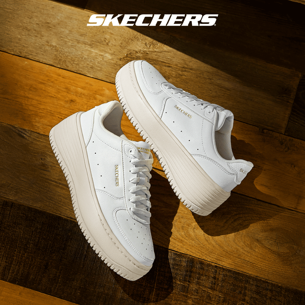 Skechers สเก็ตเชอร์ส รองเท้าผู้หญิง Women Grand 92 Be Lifted Shoes - 185110-WNT Air-Cooled Memory Foam