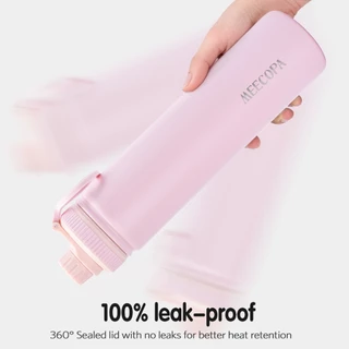 MEECOPA ขวดน้ำพกพาเก็บความร้อนและความเย็น 750ml สแตนเลส304 มีหูหิ้วพกพา 5สีให้เลือก ก้นกันลื่น