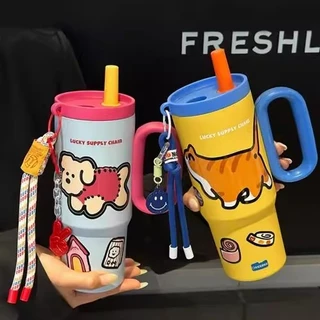 【ONDA】750ml มมลแก้วเก็บความเย็นสีมาการองจุขนาดใหญ่แก้วเก็บความเย็นี สแตนเลส 316 เเก็บร้อน-เย็นได้นาน