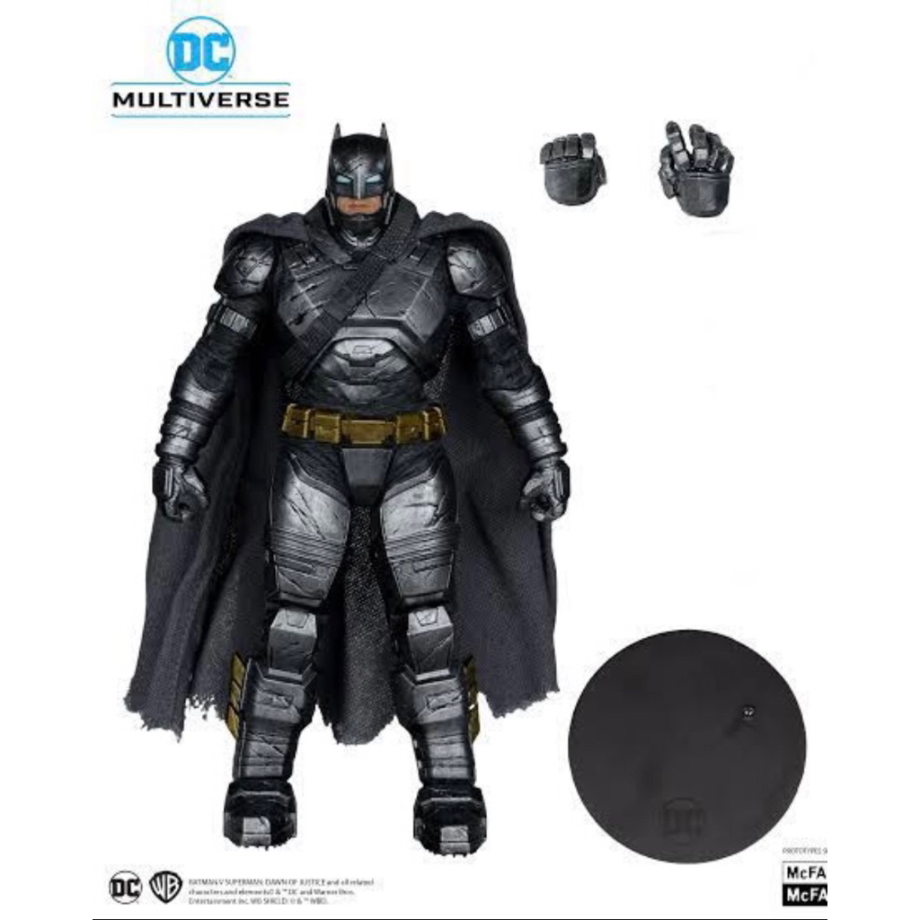 [no box] Armored Batman batman vs superman bvs Mcfarlane toys action figure 1/10