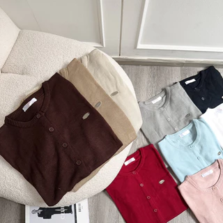 BLOSSOM KNIT เสื้อคาดิแกนผ่าหน้าแขนสั้น 🍒พร้อมส่ง