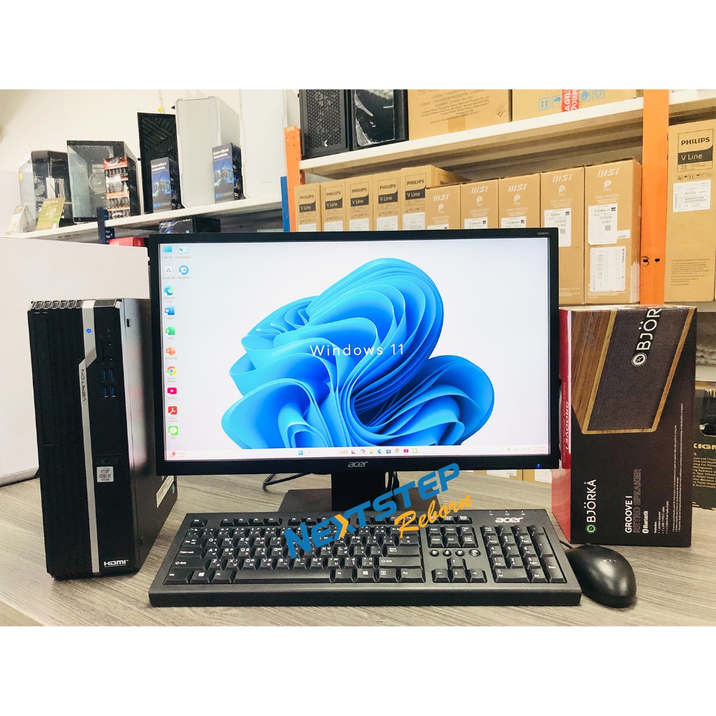 ACER X2670G / CORE I7-10700 / RAM 8GB / SSD 256GB M.2 / GT 720 2GB / LED 24 นิ้ว IPS,Full HD / WIFI 