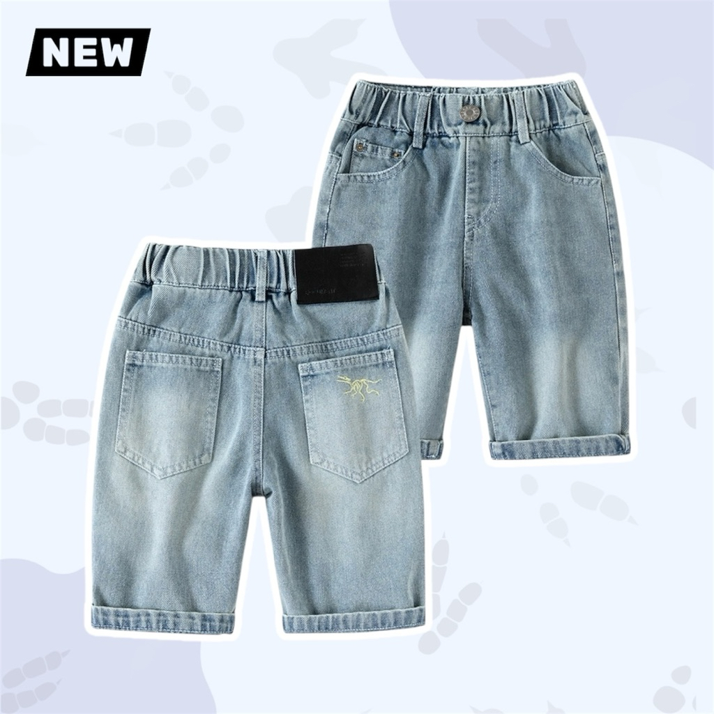 AB289 กางเกงขาสั้นเด็ก เสื้อผ้าเด็ก กางเกงยีนส์ แฟชั่นเด็กพร้อมส่ง ผ้ายีนส์คุณภาพดี