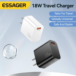 Essager 18W USB Fast Charger เครื่องชาร์จแบบพกพา for ip huawei xiaomi