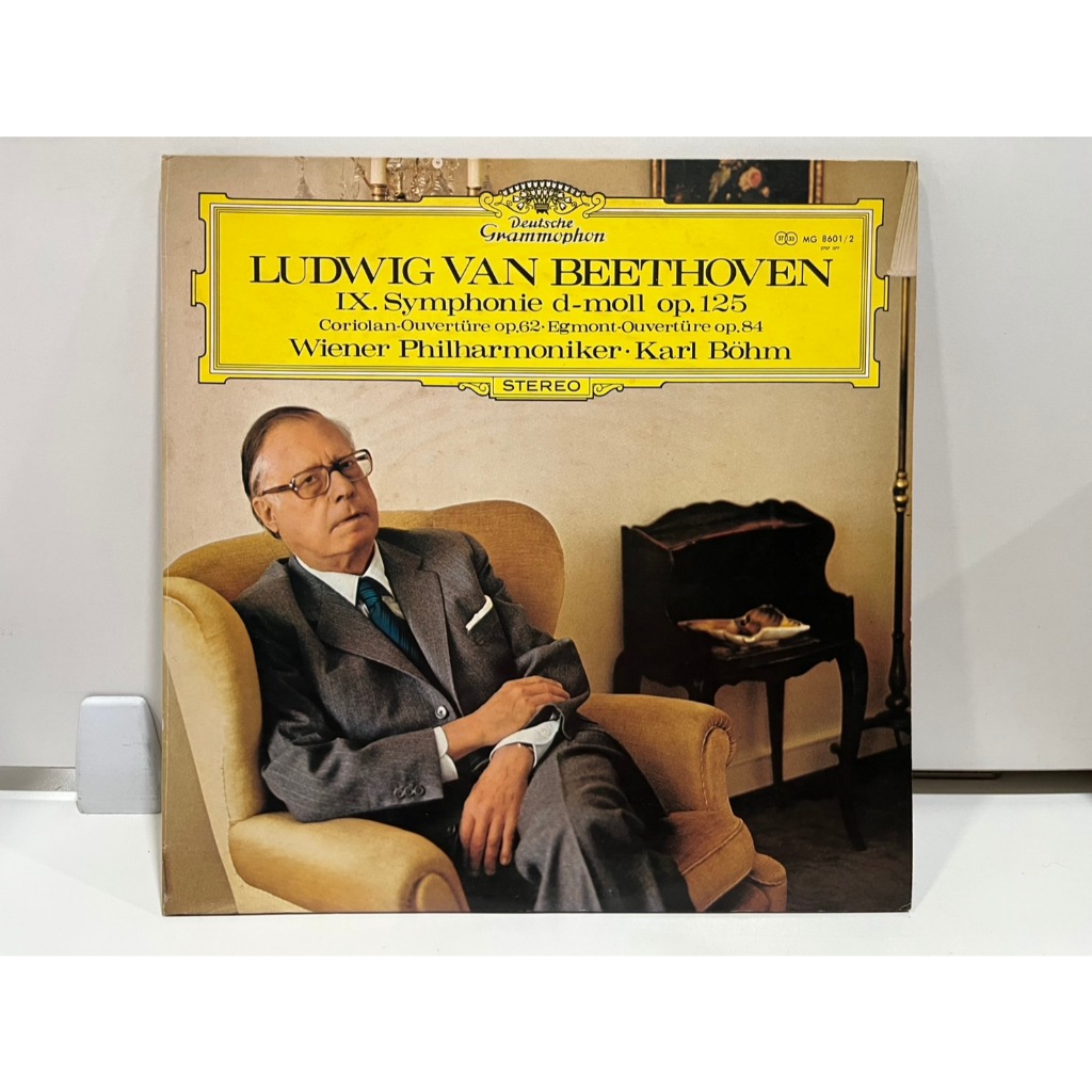 2LP Vinyl Records แผ่นเสียงไวนิล LUDWIG VAN BEETHOVEN IX. Symphonie d-moll op. 125 MG 8601/2   (J1L2