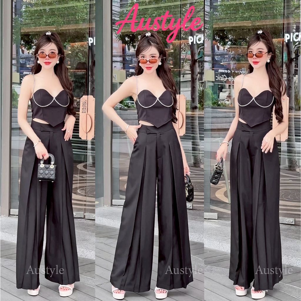 MM17 Twist Pants กางเกงขากระบอกใหญ่ จีบหน้าทรงทวิส ดีไซน์เรียบหรูดูแพง ผ้าดีใส่สบาย งานฝีมือไทย