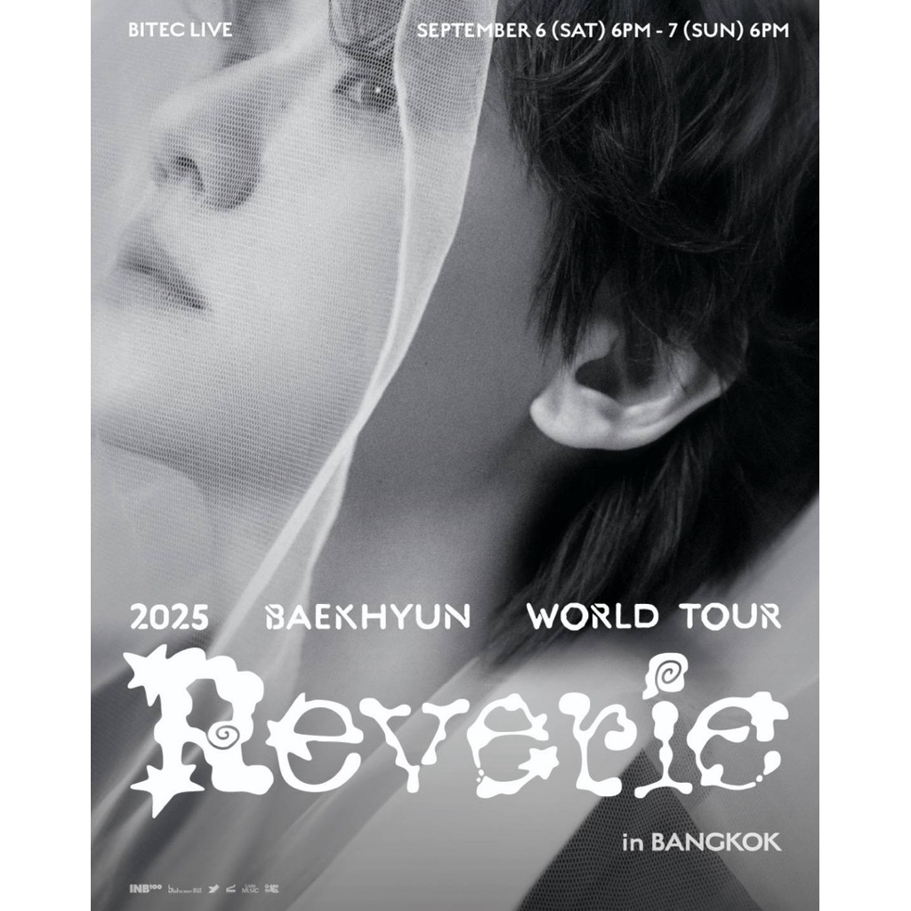 บัตร VIP คอนเสิร์ตแบคฮยอน 2025 BAEKHYUN WORLD TOUR <Reverie> in BANGKOK Zone Reverie QN 14x