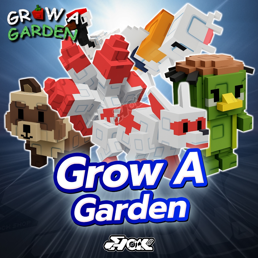 การ์ดเกม ไก่สัตว์เลี้ยง/รวมของต่างๆ แมพ Grow a Garden การ์ดสวยภาพคมชัด V4