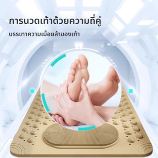 แผ่นกันลื่น ถ้วยดูดด้านล่างไม่หลุดง่าย พร้อมฟังก์ชั่นนวด เหมาะสำหรับห้องอาบน้ำ ห้องน้ำ และห้องส้วม ป้องกันการล้ม