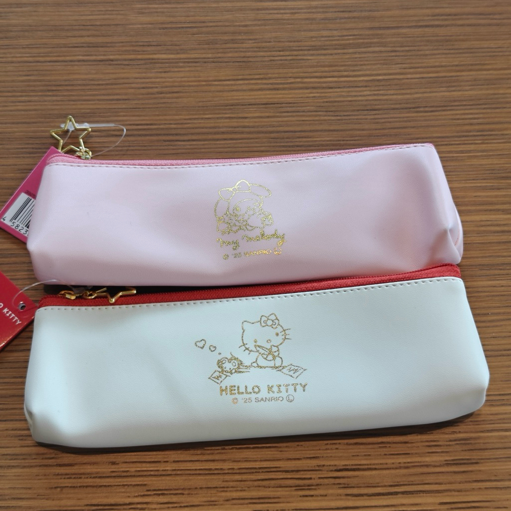 (พร้อมส่ง) หายากลิมิเตต Sanrioกระเป๋าใส่ปากกา ดินสอ slim size Kitty My melody คิตตี้ มายเมแท้จาก🇯🇵 Back to school