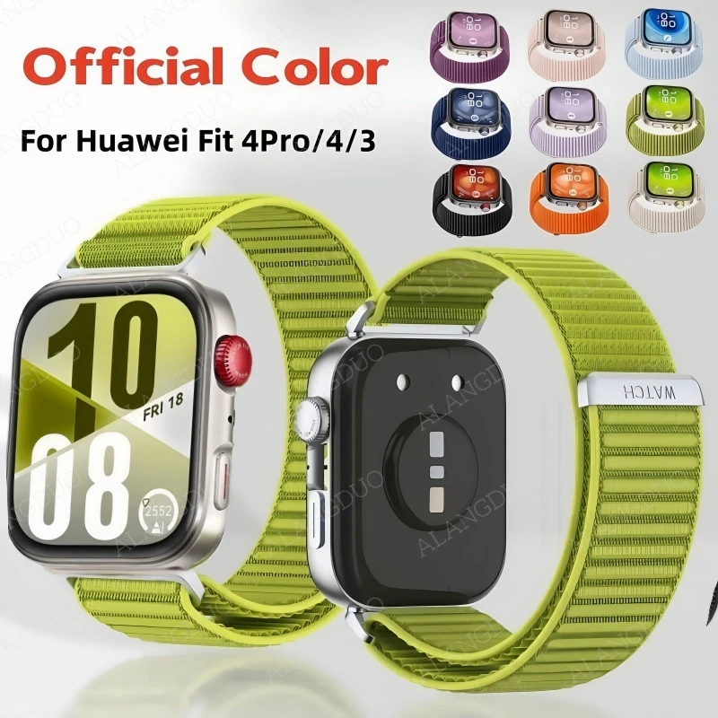 【เคส+สาย】ไนลอนสายเคเบิลสำหรับ HUAWEI Watch Fit4 Fit4Pro Smartwatch นาฬิกาสายรัด HD กรณีพีซีFor Huawei Watch Fit 4 4 Pro ราคา ถูกที่สุด ดีลบีเคเค แกลเลอรีภาพที่ 6