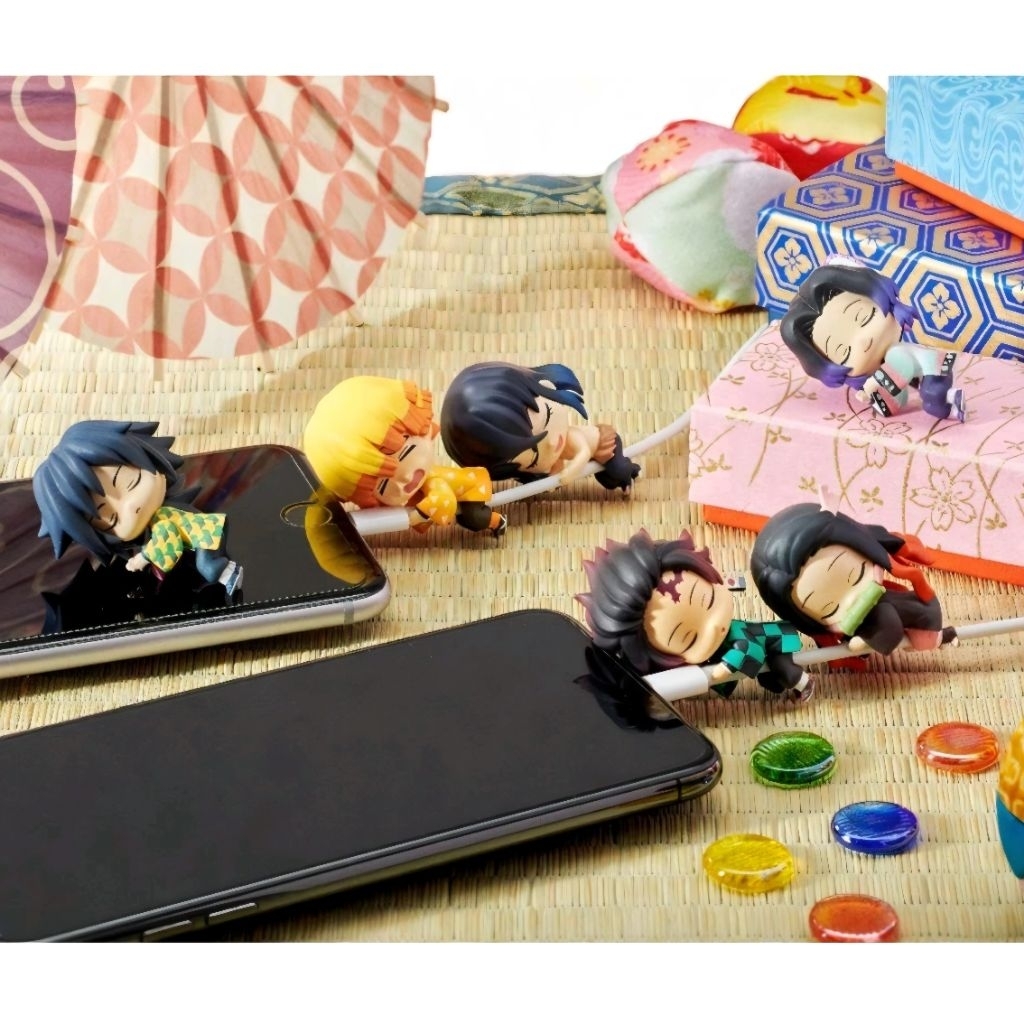 ● Clearance Sales แท้ 💯%● กาชาปองดาบพิฆาตอสูรหลับ เกาะสายชาร์จ Demon Slayer: Kimetsu no Yaiba Sleeping on the Cable V.1 - รูปที่ 4
