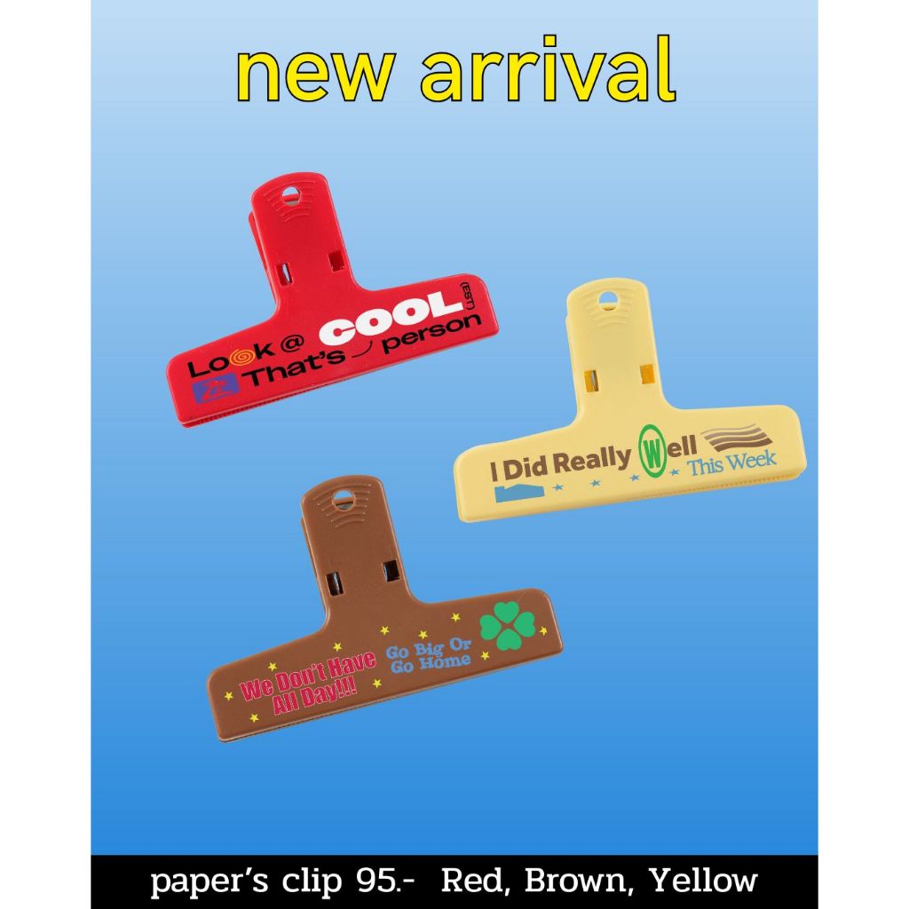 (พร้อมส่ง!) paper’s clip คริปหนีบกระดาษ , beforeweekend