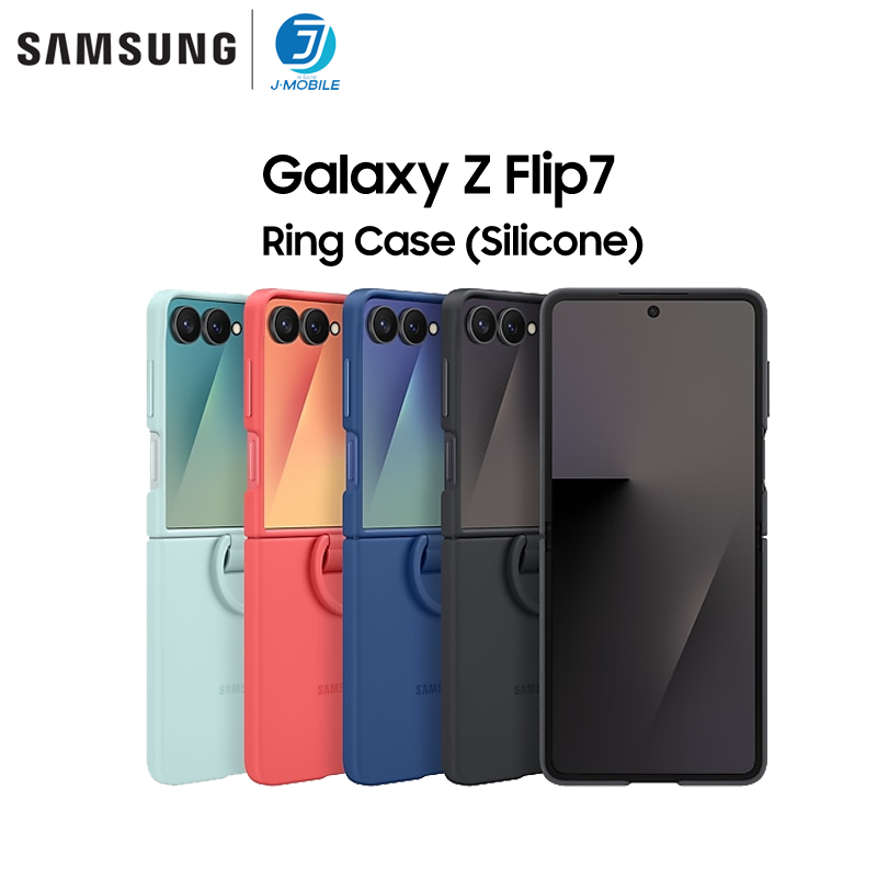 SAMSUNG เคสแท้ Galaxy Z Flip7 Ring Case (Silicone) **ของแท้**