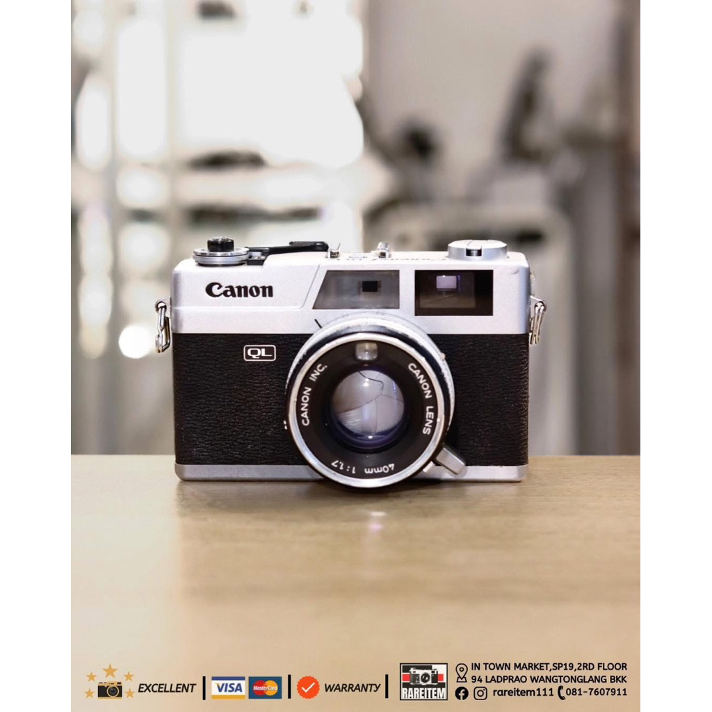 กล้องฟิล์ม canon canonet ql17