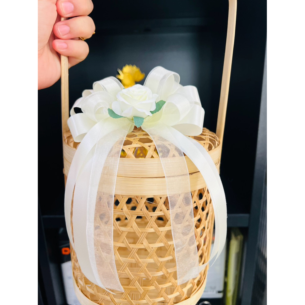 พร้อมส่ง ** โบว์หางยาว ละมุน ขนาด 12*22 เซนติเมตร (งานคนไทย)