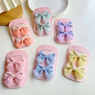 โบว์กิ๊บติดผมเด็ก 34แบบ โบว์ชีฟอง ออกงาน ใส่เที่ยว