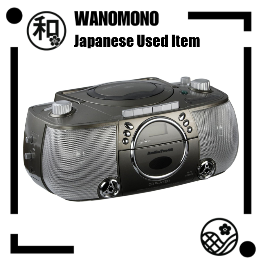 [Used Item] CD radio cassette player with speed adjustment function that can also be used for karaok