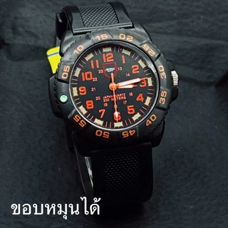 AOPOL (639) นาฬิกาข้อมือผู้ชาย ขอบหมุนได้ พรายน้ำ กันน้ำ100%