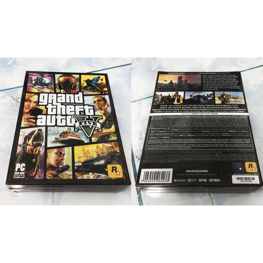 PS4 Game : Grand Theft Auto V (GTA) - แผ่นเกมส์ Grand Theft Auto V (GTA)