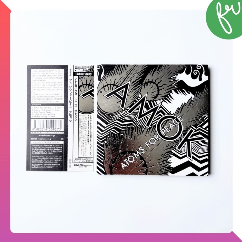 แผ่น CD แท้ เพลงสากล Atoms For Peace – Amok (JP) IDM, Indie Rock / Thom Yorke / Radiohead
