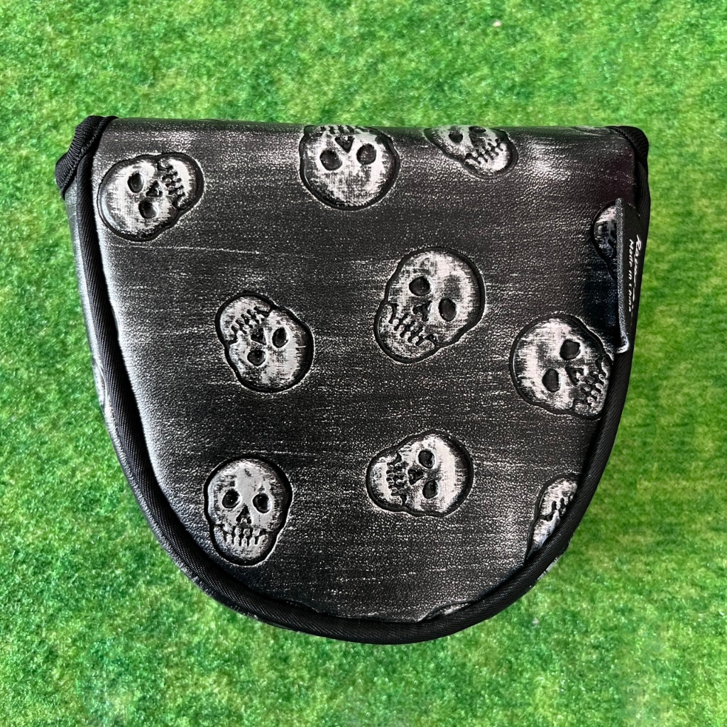 [11GOLF] Golf Putter Head Cover รหัสสินค้า MT-OB สีดำลายกะโหลก