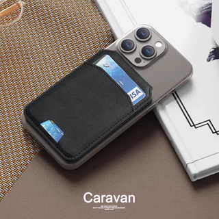 Caravan Crew Phone card holder ที่ใส่บัตรโทรศัพท์ หนัง PU เรียบหรู เท่